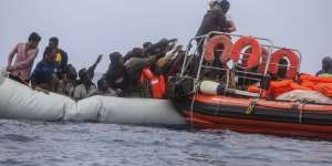 The human flotsam of a global crisis