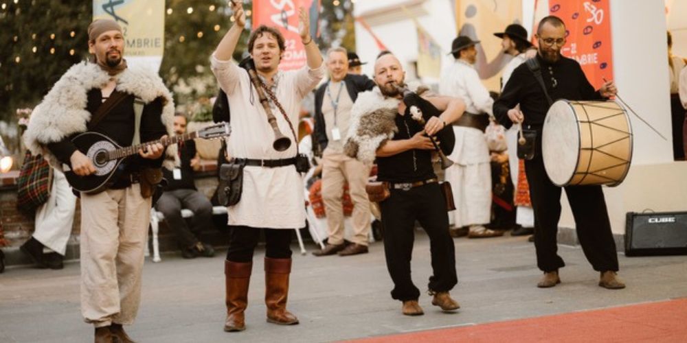 Street performances at the 2023 Astra Film Festival