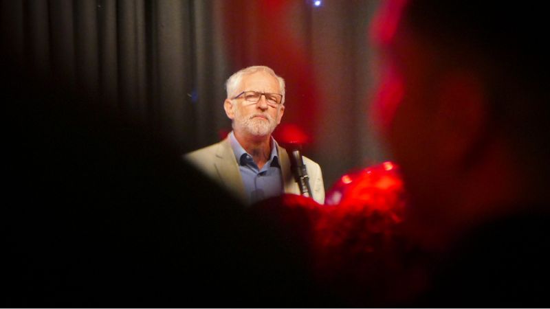 Jeremy Corbyn speaking