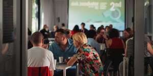 meetings at the 2023 dok.incubtor workshop