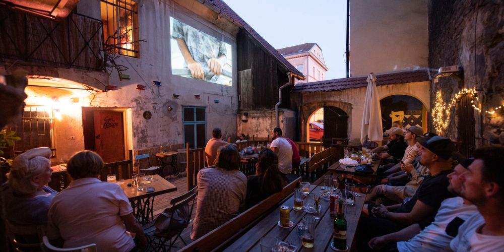 an untraditional screening venue for documentary films