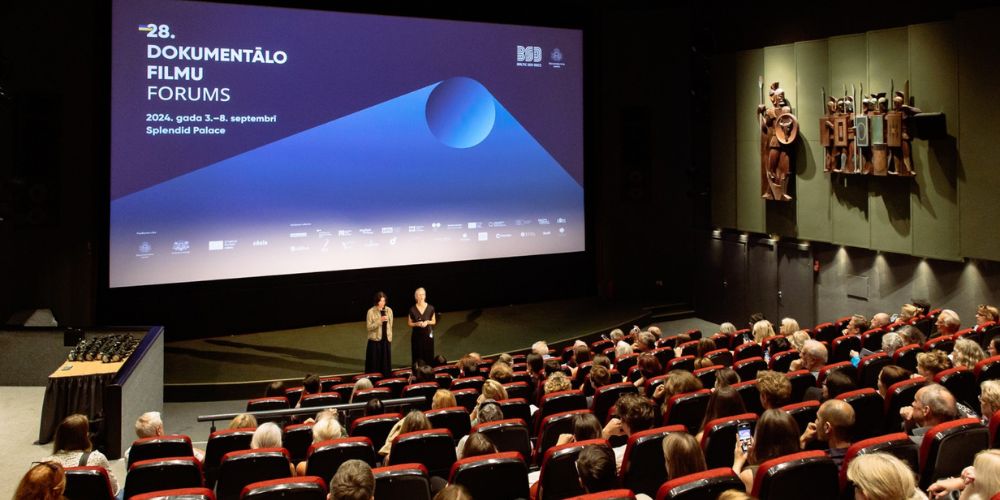 The opening ceremony of Baltic Sea Docs 2024