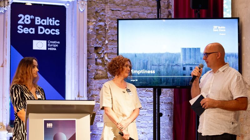 presentation of the film Emptiness at Baltic Sea Docs 2024