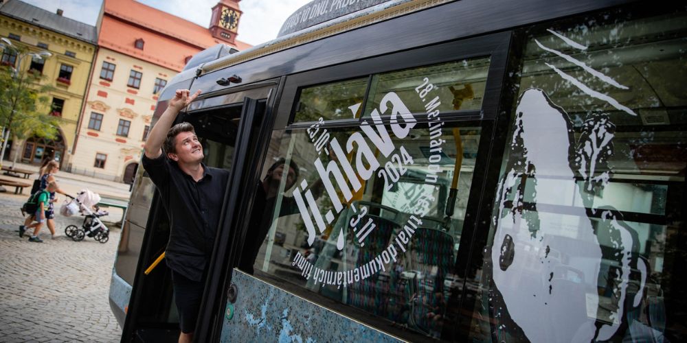 Marek Hovorka on Jihlava bus