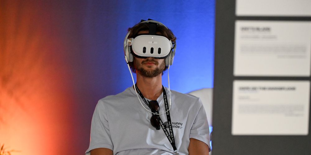 A participant at the Sunny Side of the Doc Sunny Innovation Lab