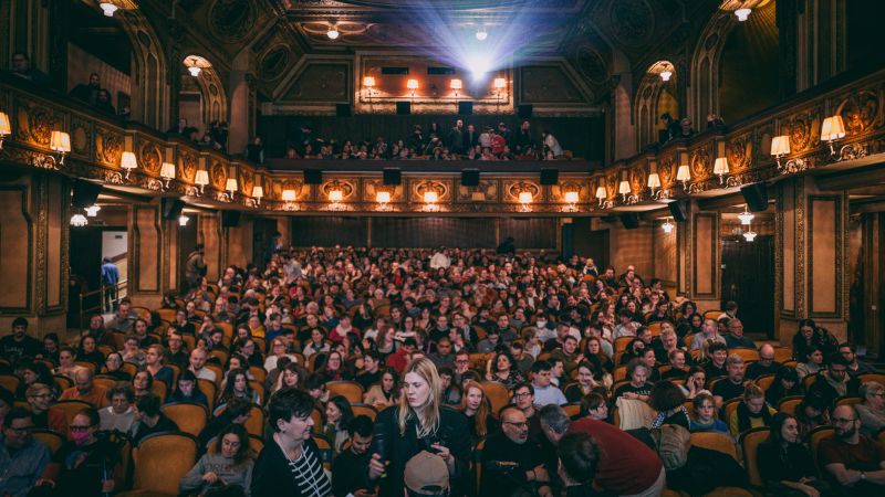 The screening of No Other Land at the One World Documentary Film Festival