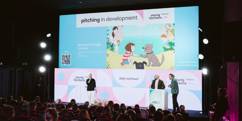 A scene from Young Horizons Industry Pitching session