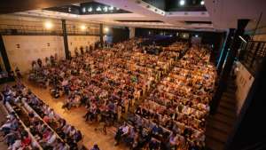 Inside Sunny Side of the Doc main hall