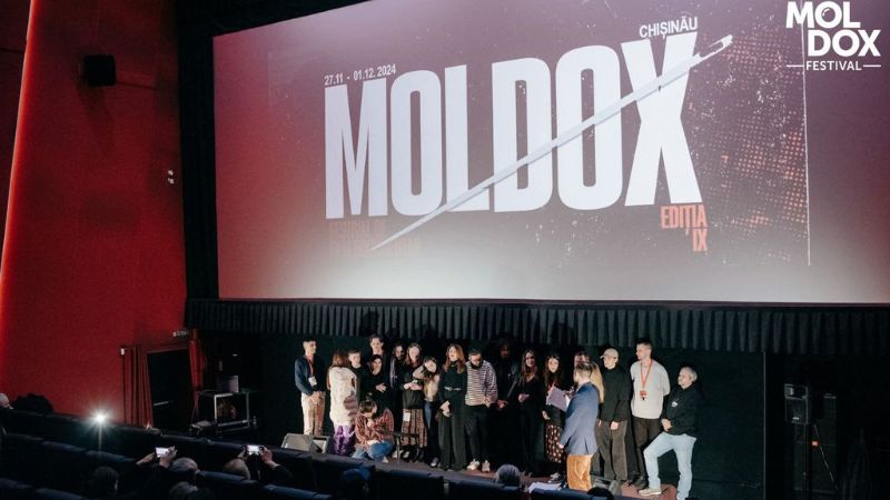 Inside the cinema at Moldox