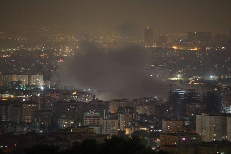 The Israeli Air Force attacked parts of Tehran at dawn on Friday, June 13, 2025.